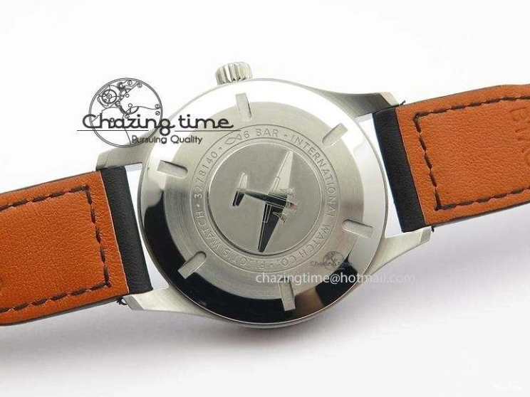 MIROTIME 0517 Mark XVIII IW327002 SS Mk Maker Best Edition White Dial On Black Leather Strap A SunProtective 7298